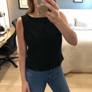 Vintage 90s Talbots Sleeveless Shell High Neck Blouse